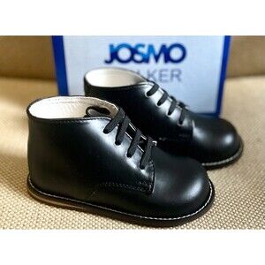Josmo Baby Unisex Walking Shoes First Walker Size 8 Black